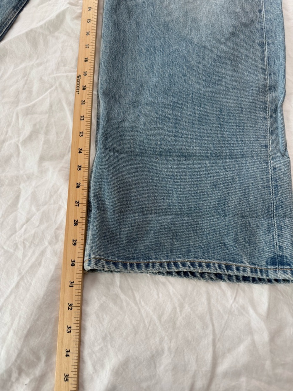 C of H Ayla Cuffed Baggy Jeans in Skylight NWT 0740/0765 - Picture 6 of 16